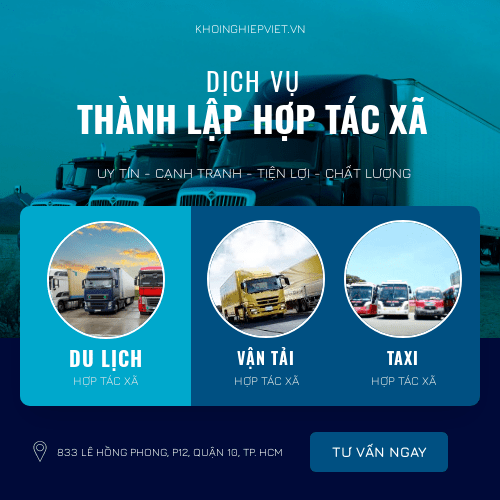Dịch vụ thành lập hợp tác xã vận tải tại Quận Tân Bình